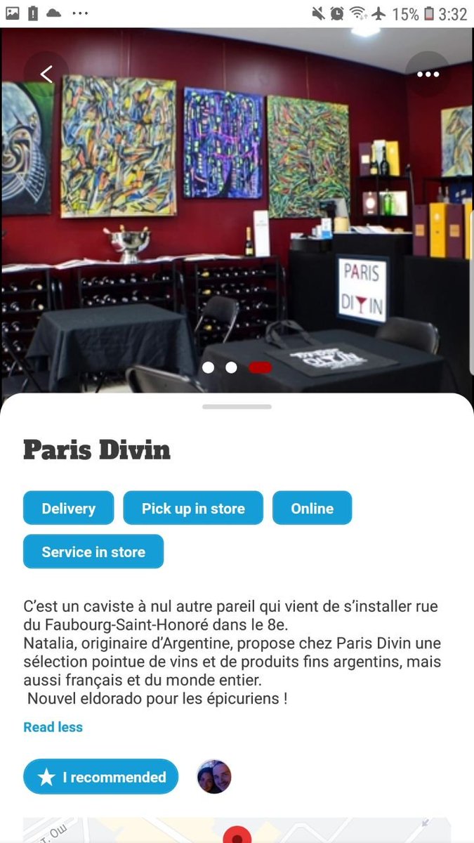 FlipNpik's tweet photo. Saturday’s «Chill out» Gem 🍇 @paris_divin 🥂 , a wine store like no other that has just set up on Rue du Faubourg-Saint-Honoré.

🍷 Natalia, a native of Argentina, offers at Paris Divin a sharp selection of wines and fine products from Argentina, France and the whole world. https://t.co/bGhNnRdJyg