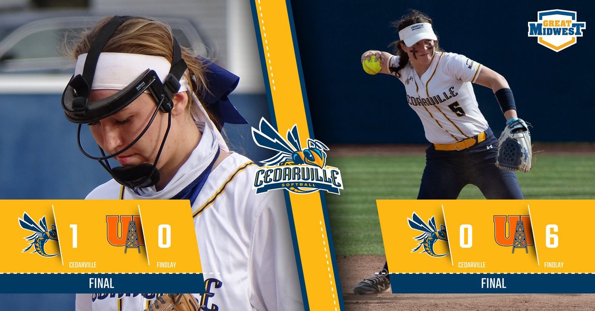 CUJackets's tweet photo. SB Finals - @CUJacketsSB splits @GreatMidwestAC doubleheader at Findlay. @casey_bertke hurls a one-hitter for a 1-0 win in G1 / Findlay gets G2 by a 6-0 tally. UP NEXT: #CUJackets (12-8, 1-1 #G_MAC) at Ursuline, Tues., March 30 for a DH at 11 AM (EDT). #BackTheJackets #Cedarville https://t.co/6CubZHRrFW