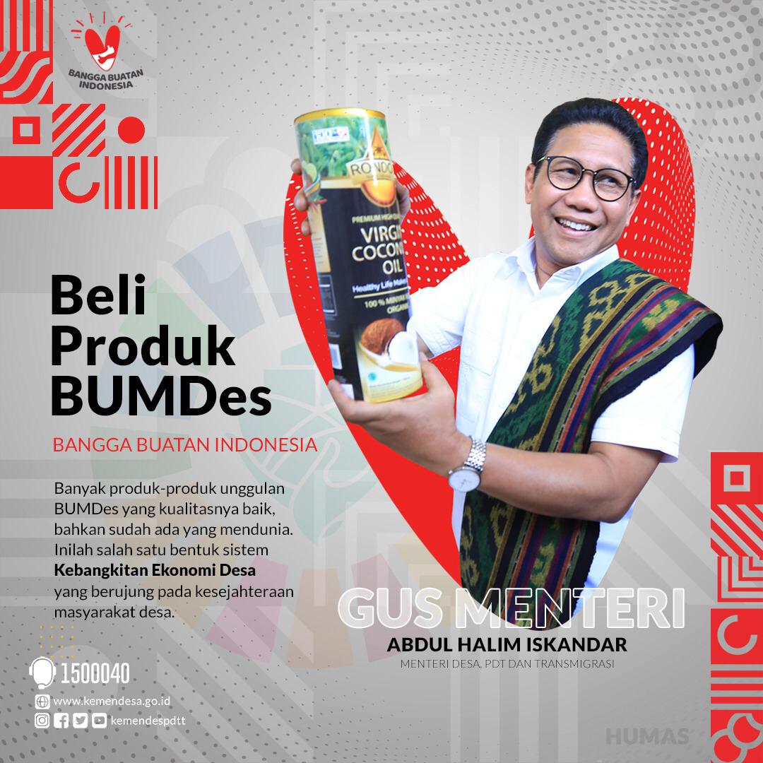 ramli_ajar's tweet photo. #BanggaBuatanIndonesia. Beli Produk BUMDes untuk Kebangkitan Ekonomi Desa
@halimiskandarnu
@imansyukri
@malik_haramain
@taufikmadjid71
@yusradaridesa
@PmdPuspen
@tppkemendes
@kemendesapdtt
@tppntt
.
#GusMenteri
#YusraDariDesa
#kemendesapdtt
#puspenpmd
#tppkemendesa
#tppntt https://t.co/3TeYvDMzb2