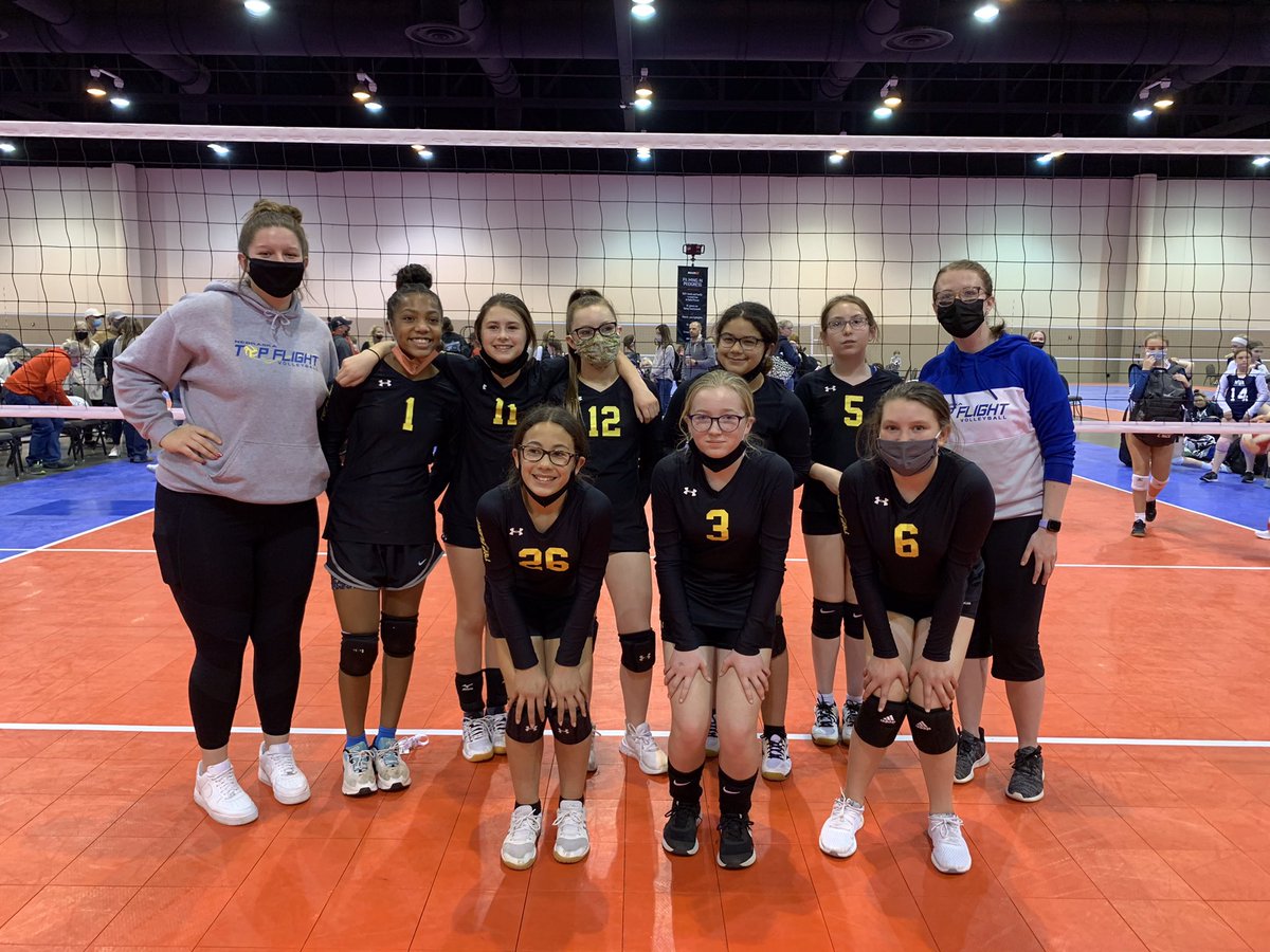 NETopFlightVBC's tweet photo. Our 12 Blue team finishes in 6th place in the championship bracket of  at @GreatPlainsVB Regionals. The girls competed hard today! Thanks for a GREAT season, ladies! We’re proud of you! 👏🏼🏐 https://t.co/6mn4jgiKQo