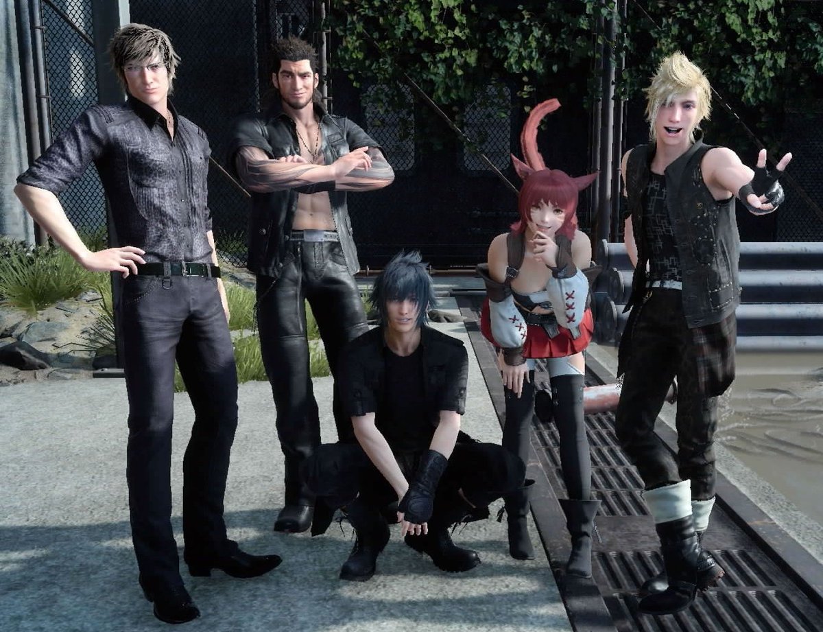 DavnereCaelum's tweet photo. 😁😁✌️

#PS4Share #FFXV #FF15 #FFXVSnapshot #Prompto #Noctis #Ignis #Gladio https://t.co/YihrIukJ69