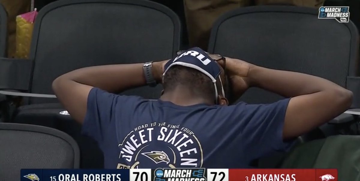 espn's tweet photo. The heartbreak of March. https://t.co/B5Ae8guwxL