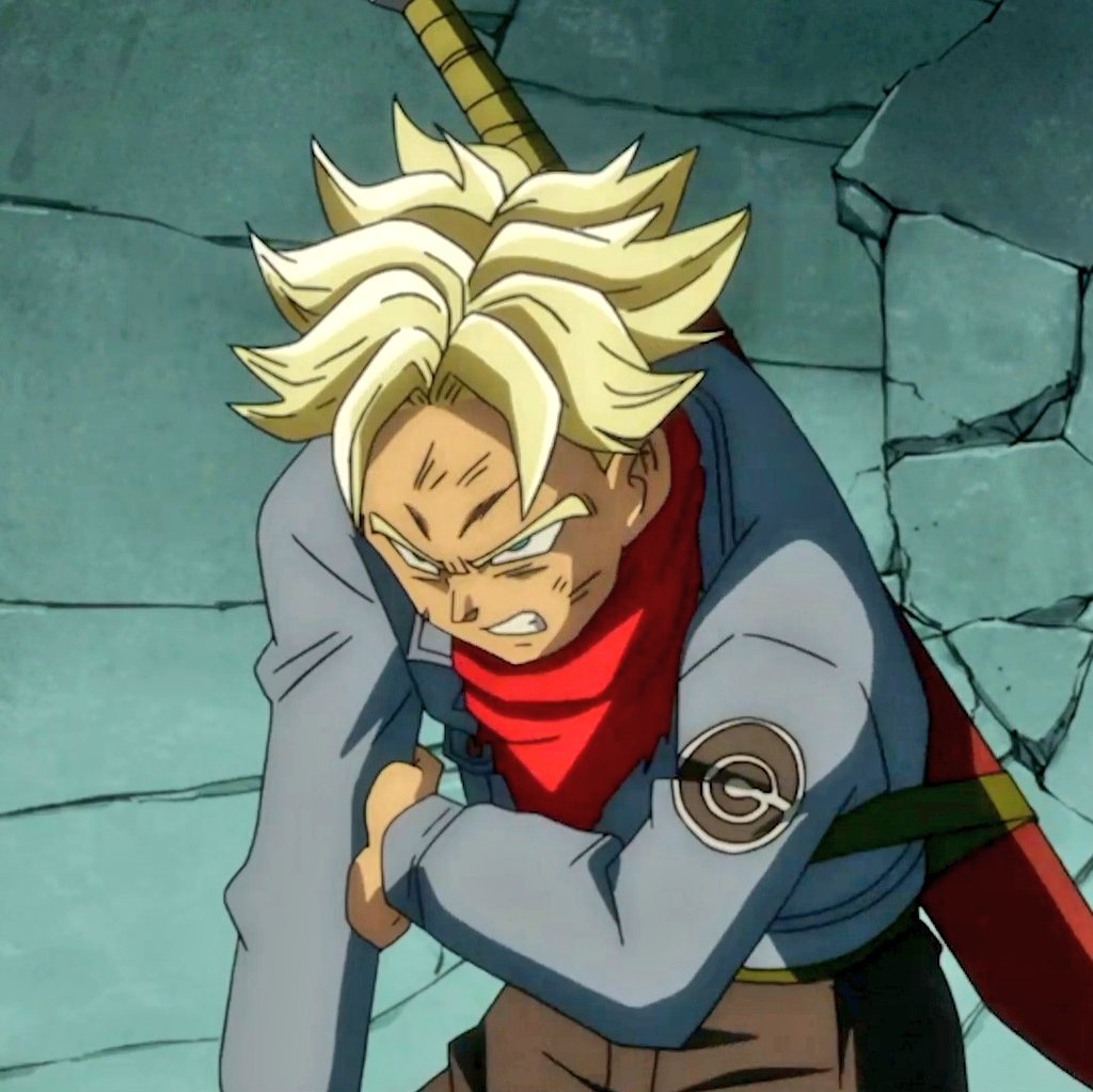 Weird detail: why does Trunks' hair look like future trunks' hair