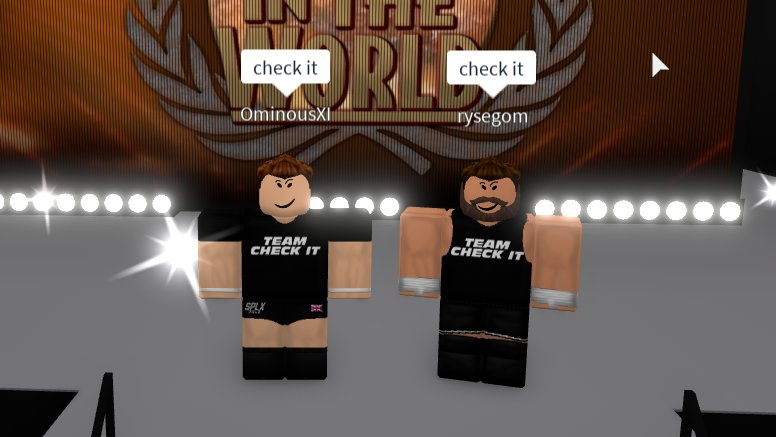 VPWRBLX's tweet photo. World Tag Team Championship Match!
#TheBloodline take on #TeamCheckIt in an exciting match-up!
@GameOspreay and @DanDoesGimmicks take the victory in the end!
#VPWBestintheWorld💥 https://t.co/e29H61tDP4