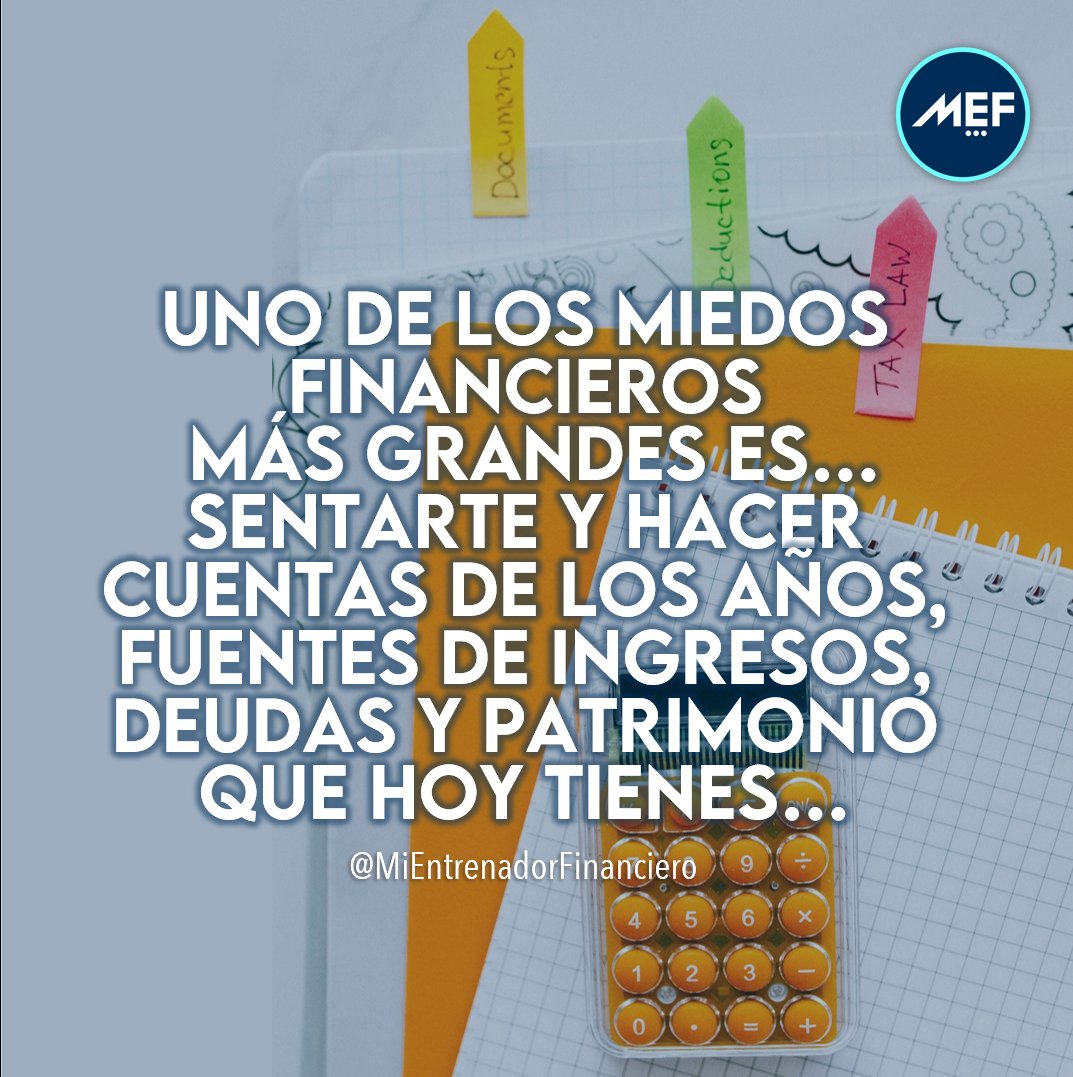 MEFinanciero's tweet photo. Si te sentarás y vieras tus resultados financieros que has obtenido al día de hoy,¿Te sentirías satisfecho o preocupado por los mismos?
Si necesitas orientar tus finanzas, podemos apoyarte..
Info: https://t.co/meDhuratmn
#MiEntrenadorFinanciero
#JairoForero
#PazFinanciera
#MEF https://t.co/JWHIJbs473