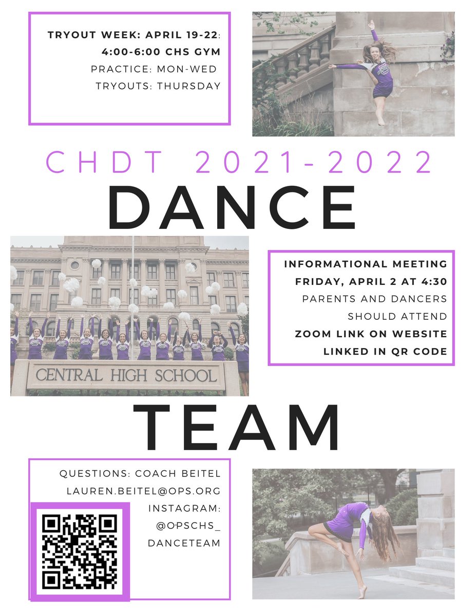OPSCHSDanceTeam's tweet photo. Calling all dancers at Central High School and 8th grade future Eagles!!
https://t.co/rcAYEymMOu https://t.co/kGN6LH5YVj