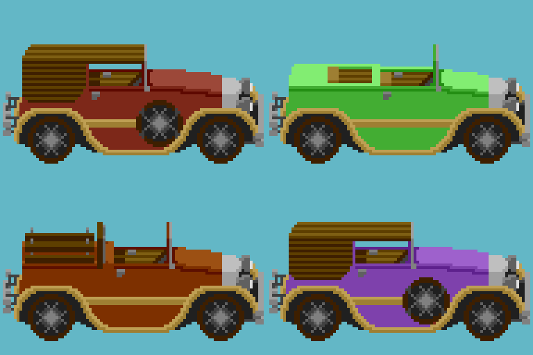 speedromccall's tweet photo. Drew some 30s-era cars today #pixelart https://t.co/uyEN9xAaCb
