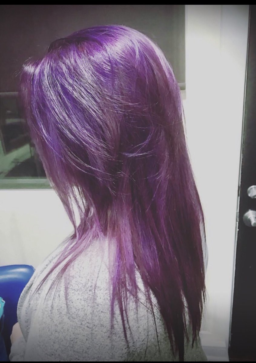 Purple hair