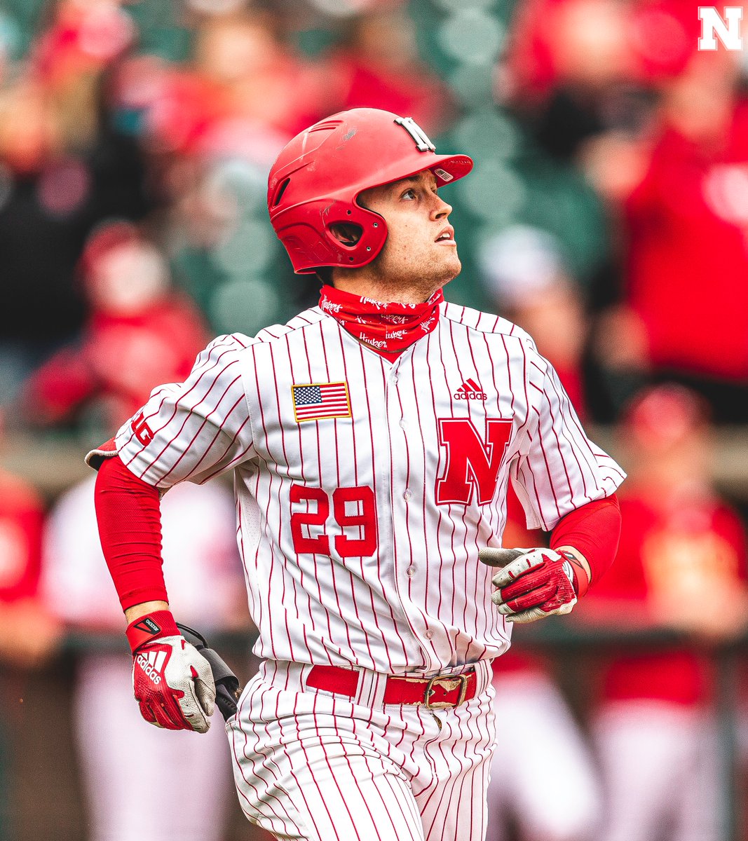 HuskerBaseball's tweet photo. Let us interrupt your timeline to recap this @CChick_13 no-doubter:

📏: 403 ft | 📐: 37° launch | ☄️: 106 mph exit velo https://t.co/45Pganse5p