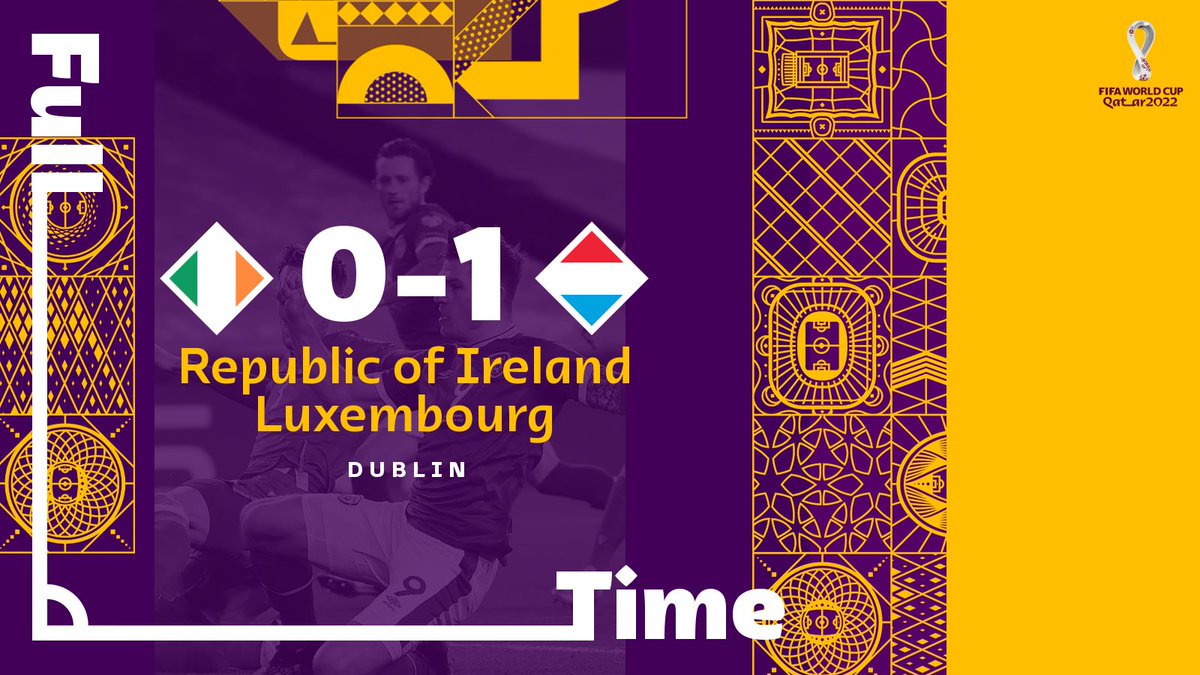 FIFAWorldCup's tweet photo. 🇱🇺 A stunning win for Luxembourg in Dublin 👏

#WCQ | #WorldCup https://t.co/elnoXDLf2e
