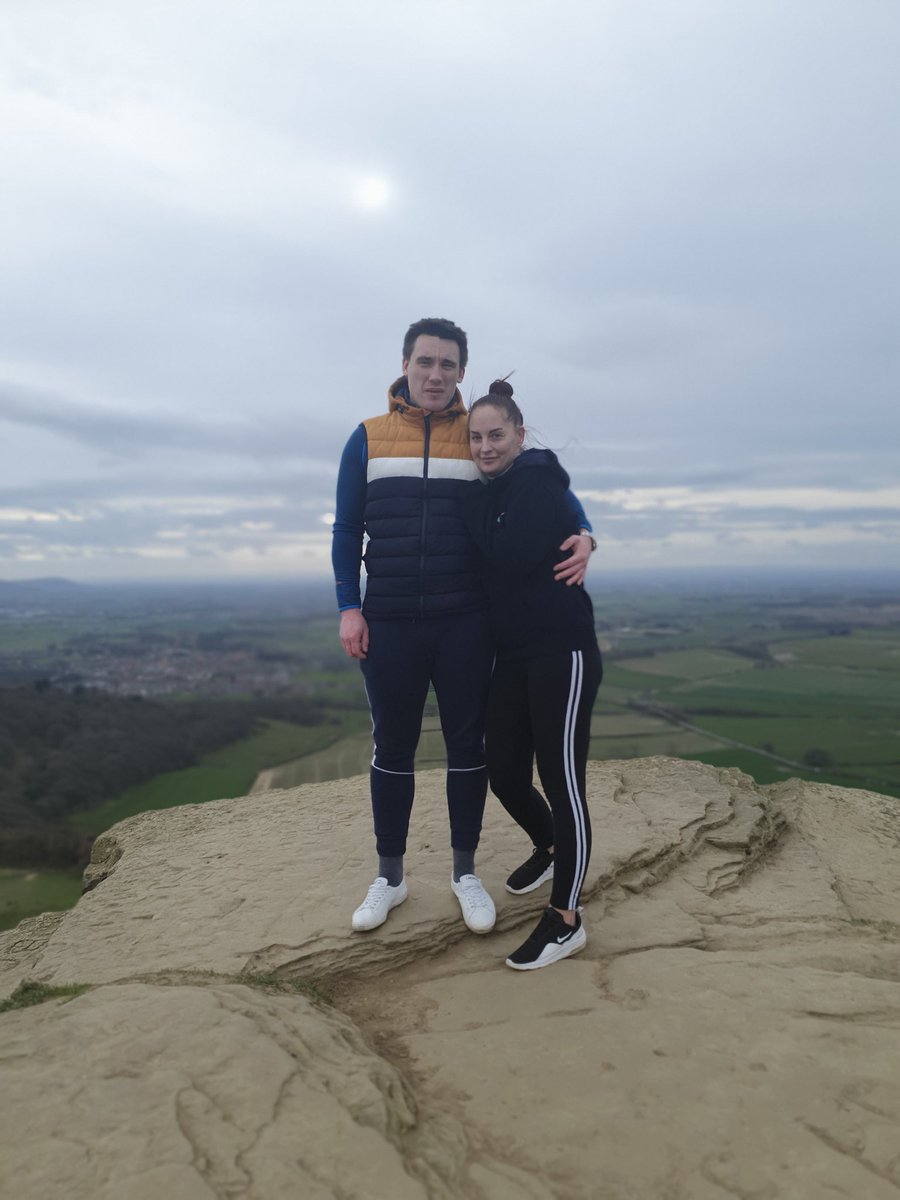 Rosebury Topping was a tad windy today!