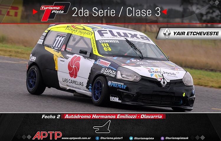 ✔️ TURISMO PISTA: YAIR ETCHEVESTE GANÓ LA SEGUNDA SERIE DE LA C3 PARA LA SEGUNDA FECHA EN OLAVARRIA 

#turismopista 
#turismopistaclase3 
#olavarria 
<a href="/TurismoPista/">Turismo Pista</a>  
<a href="/ChuleEtcheveste/">Chule</a>