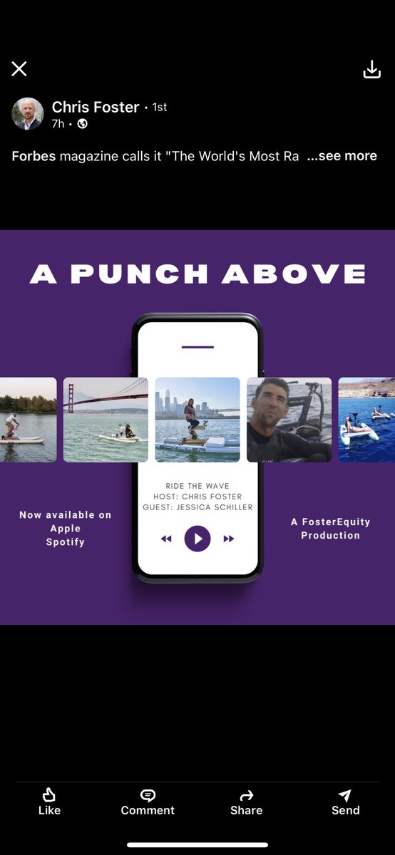 Thank you <a href="/FeQfosterequity/">FeQ_FosterEquity</a> for featuring me and <a href="/schillerbikes/">Schiller Bikes</a> in the latest amazing podcast episode of the podcast “A Punch Above”! 

Apple Podcasts link:
apple.co/3rufehs
 
Spotify:
spoti.fi/2PAbOg0