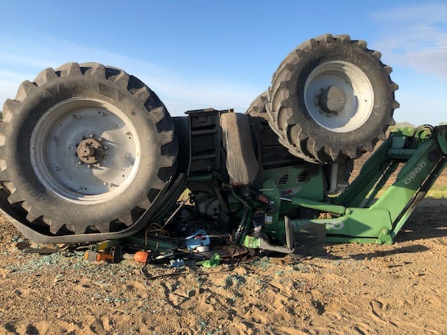 Make sure you clip your buckets on guys...
A neighbor. 
This guy walked away... barely.