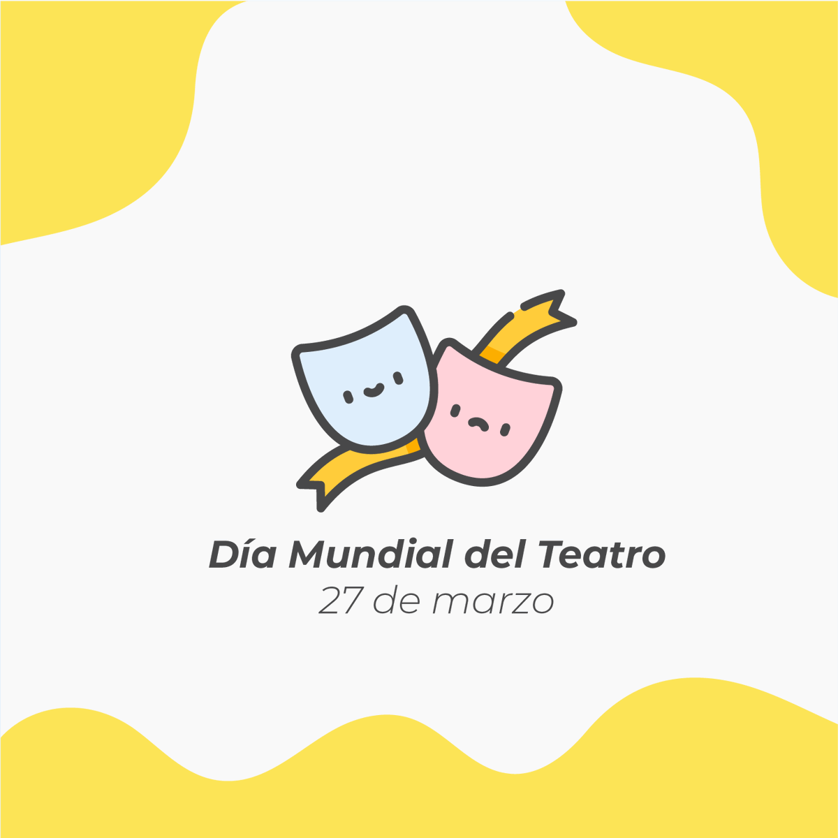 pasatiempope's tweet photo. Hoy saludamos el gran trabajo de actores, dramaturgos, directores, gestores y técnicos que a pesar de las adversidades siguen sacando adelante sus proyectos.

Los extrañamos mucho y volveremos pronto. 🎭🎫

#DíaMundialdelTeatro #NosotrosAmamosElTeatro #TeatroLovers https://t.co/6MDY1CDzSM