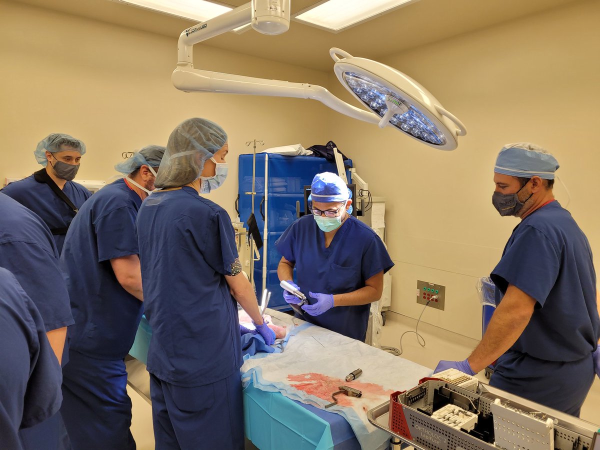 DpmNaren's tweet photo. Thank you @strykerfa for today's educational cadaver lab for our team! It is always great to learn new techniques! @ArizonaPodiatry #podiatry #footandankle #bannerhelth https://t.co/rYEqB9eSNt
