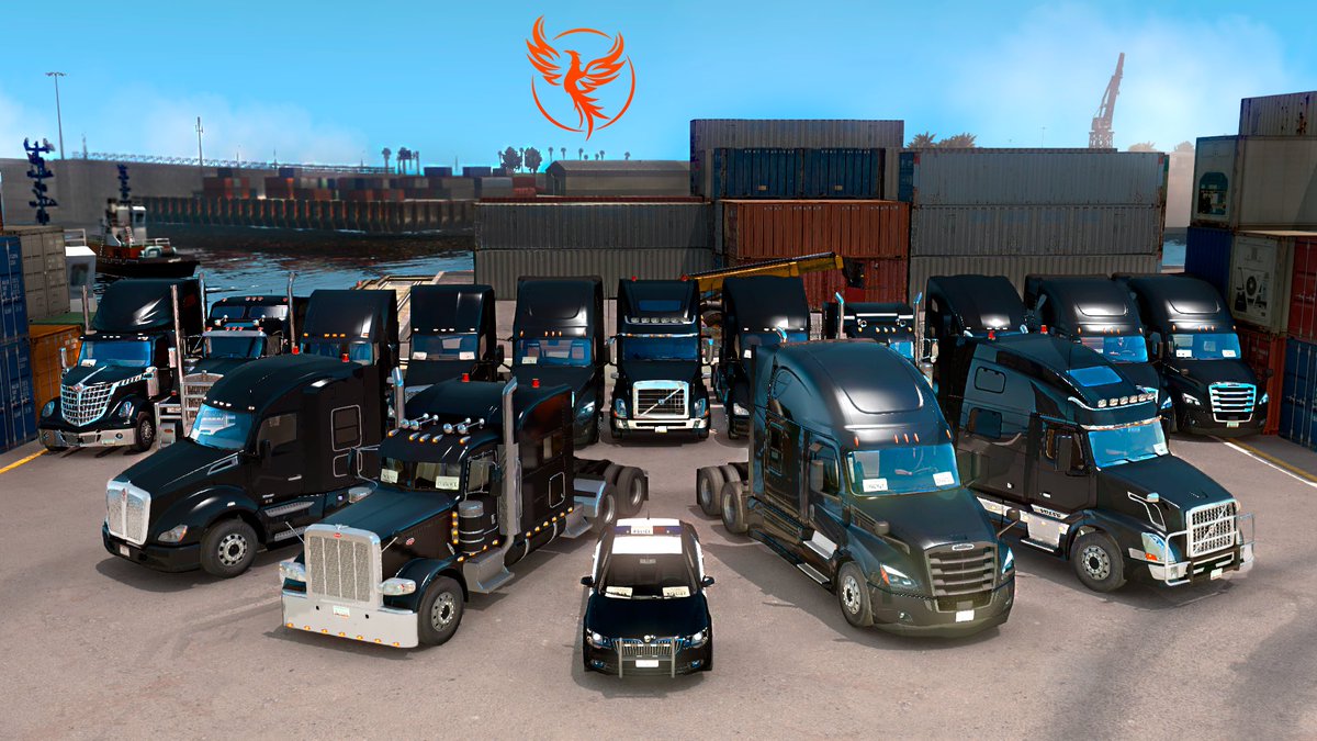 PhoenixVTC's tweet image. A great attendance for Phoenix today at Viva’s DWTK Event. Nice to see so many of our members on ATS! Here’s a photo edited by our member Pobratos 👀