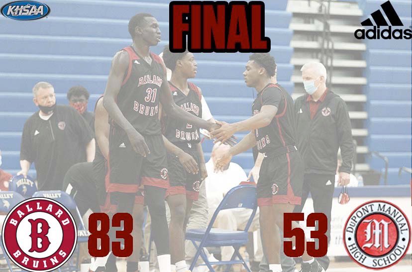 Ballard_Hoops's tweet photo. With a win today we win the 7th Regional, and advance to the Sweet 16 at Rupp Arena for the first time since 2017. #BallardBrotherhood #BruinsTakeState 🐻🐻🐻 https://t.co/SRJdlAH20q