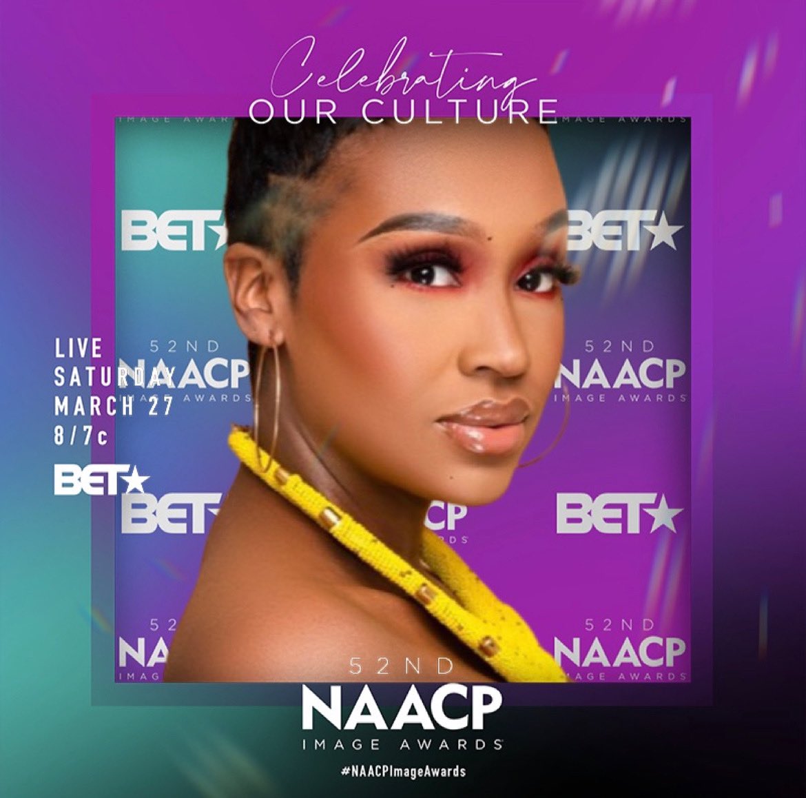 WWND_'s tweet photo. Tune in TONIGHT for the  52nd NAACP Image Awards airing LIVE on @bet at 8/7c. #NAACPImageAwards #LIVE #Livestream #blackculture #support #blackexcellence #bet #2021 https://t.co/IpruvpiL5F