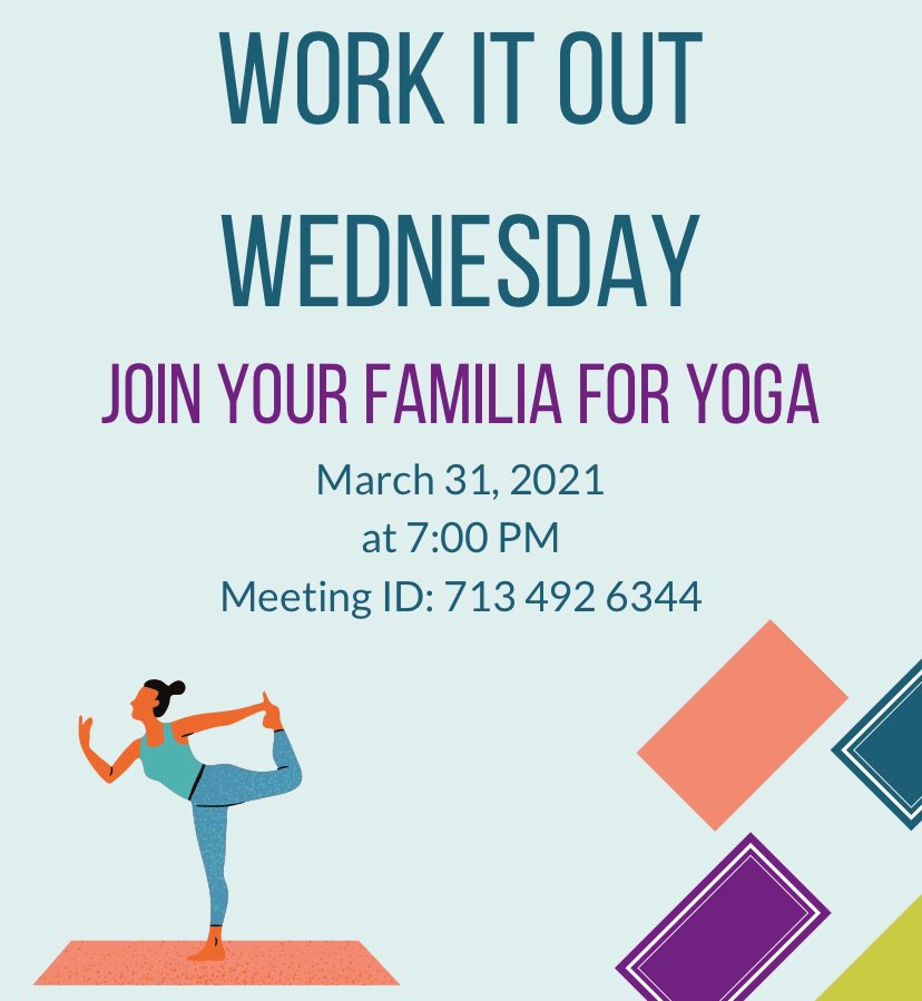 UTSHPE's tweet photo. Hey everyone π
Take a break from studying and join your familia for Yoga Night this Wednesday, March 31st at 7:00PM π§ββοΈ
Hope to see yβall there π₯³
@shperegion5 @shpeaustin @shpenational
#stemlatinos #hispanicsinstem #stem #utaustin #utengineering https://t.co/IMQihGHrMn