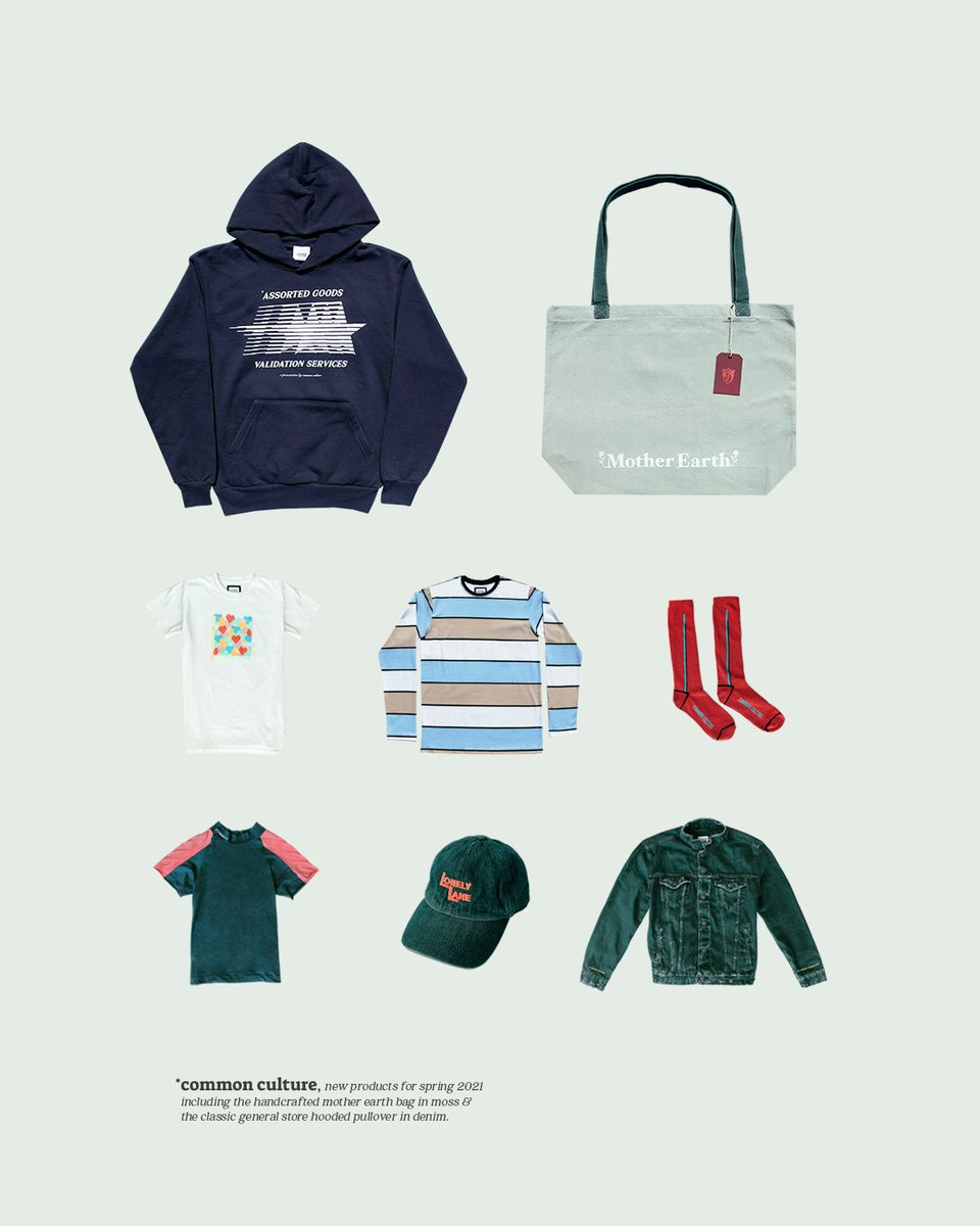 Spring 2021, Available Today with Worldwide Shipping | commonculture.co/collections/cu… | Thank you for all the Support x