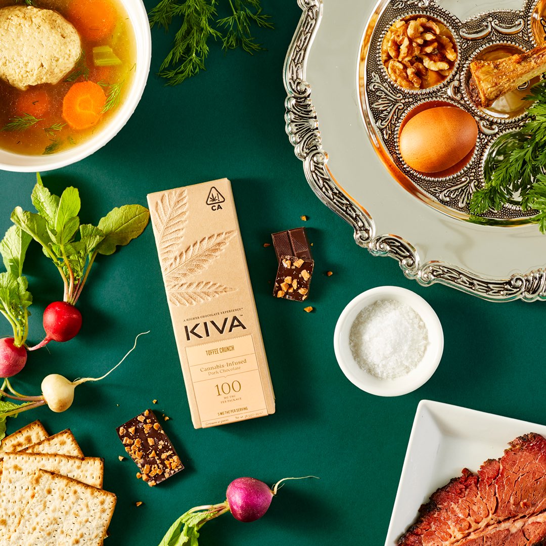 Wanna turn up your seder this year? Replace the Afikomen with a Kiva Bar ;) Happy Passover to all who celebrate.