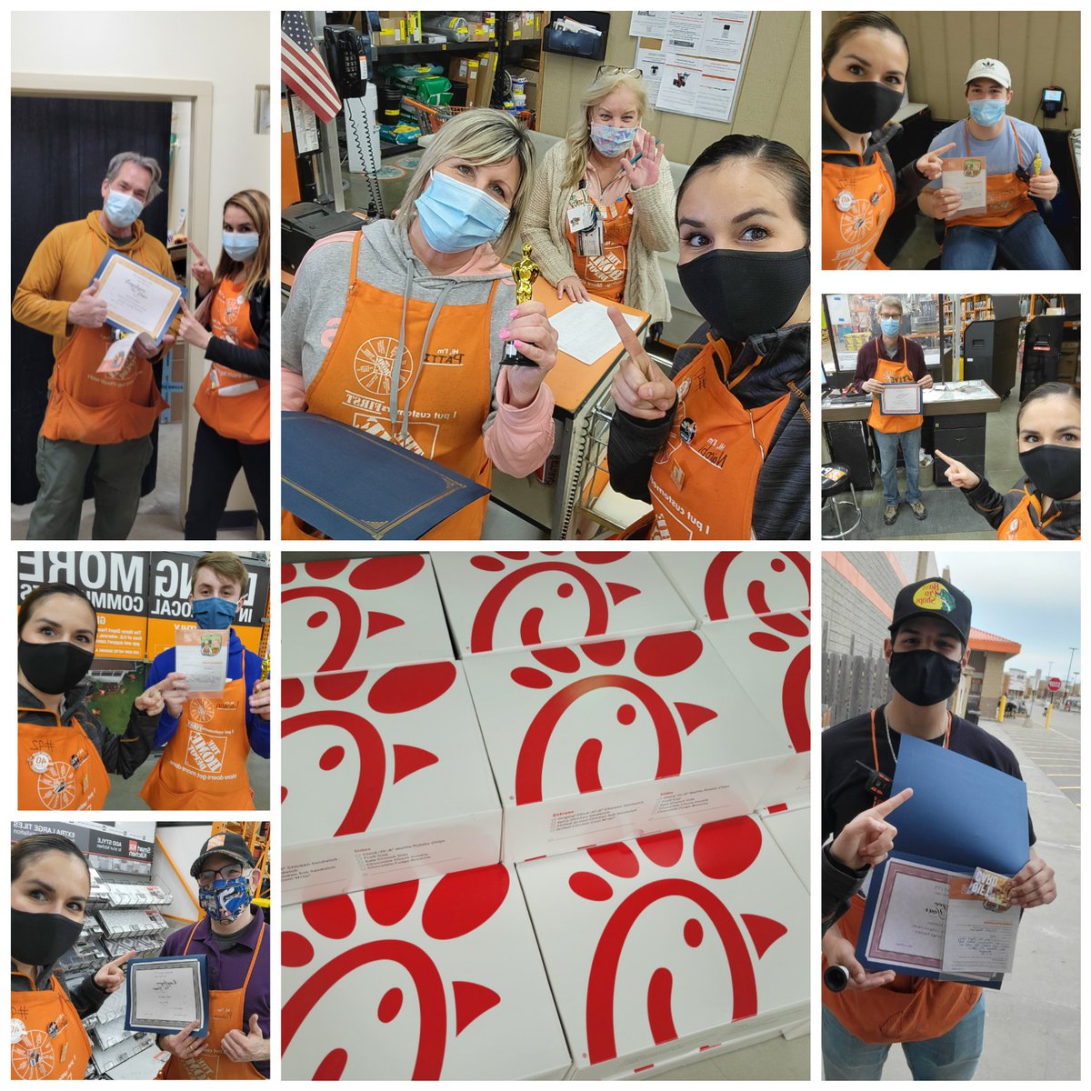 🎉Saturday of Sales, Sandwiches, and Celebrations!!🎉 Way to go team and thank you for an amazing 2020 ⭐👏👏👏
#successinaction 
<a href="/1975HomeDepot/">Oswego1975</a>