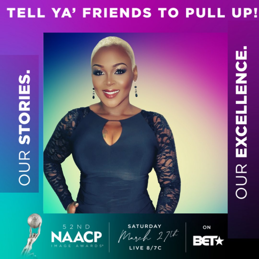 MelodyTrice's tweet photo. Tonight the NAACP Image Awards on BET! It was an amazing experience being on the virtual red carpet for the 52nd NAACP Image Awards! Black Excellence is who we are! #virtualevent #virtualredcarpet ๏ฟผ #NAACPImageAwards @NAACP @naacpimageaward #melodytrice #bet @BET https://t.co/IZMc2raC8d