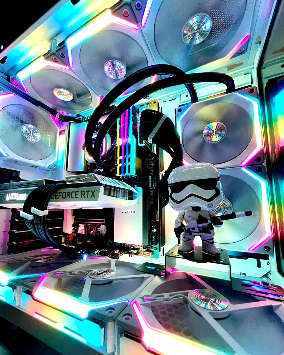 Newegg's tweet photo. An RGB Stormtrooper battlestation ready for combat. What's your favorite Star Wars game?

📸 Gajunim08#6440

Join our Discord server &amp; share your #NeweggBuilds photos → https://t.co/Pq2dOTMhiG https://t.co/P5mu866sq6