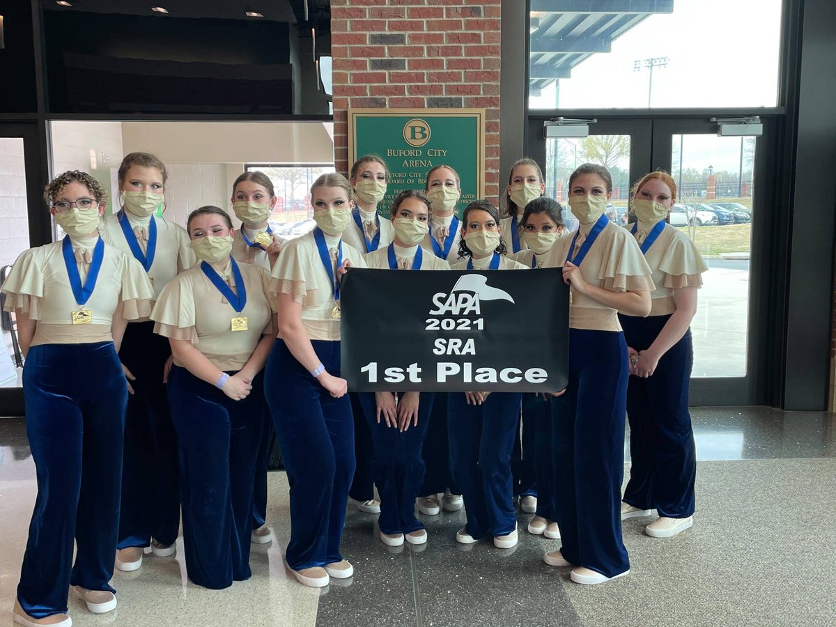 Congratulations to Sequoyah’s Varsity Winterguard who took 1st place in their round at SAPA Championships today! A championship win is a first for this group.