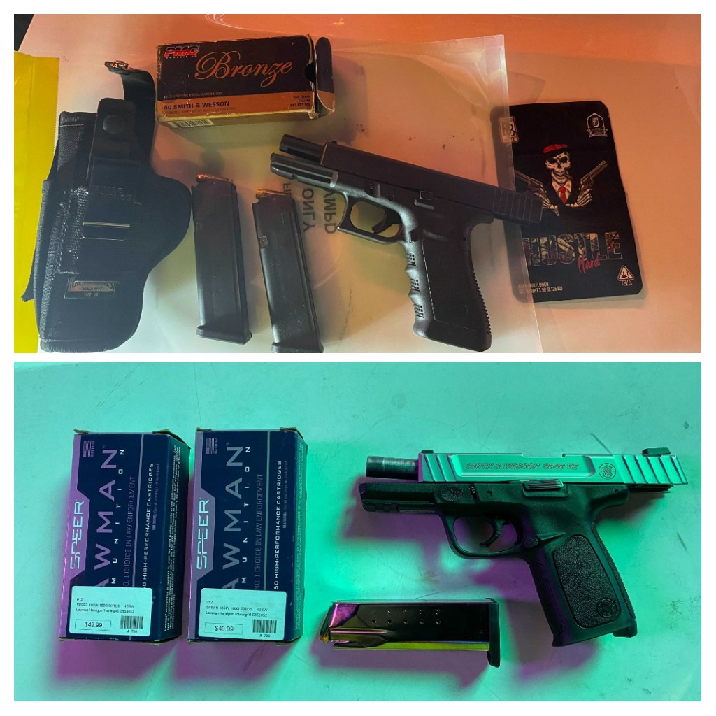dorikoren's tweet photo. Smoking marijuana in public is illegal &amp; doing so while concealing a gun without a permit is extra illegal. @LVMPDCCAC cought two criminals doing just that last night on the Strip. Both were #arrested &amp; the #illegalguns were recovered. 

#TwoLessGuns #LVMPD #KeepingVegasSafe https://t.co/nzHhz3p9Wj