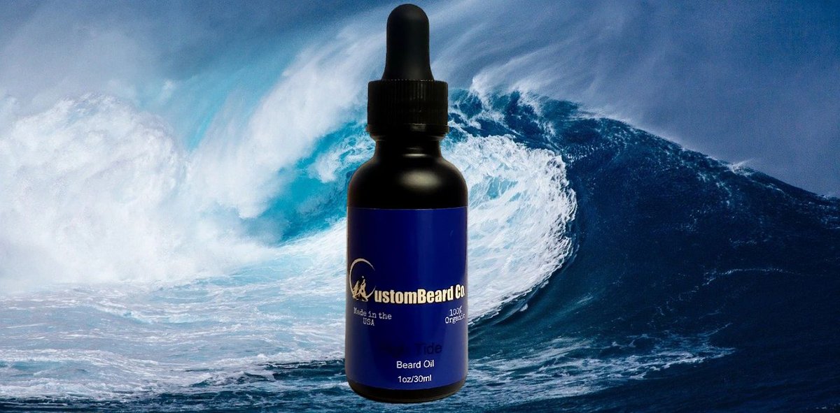 Custombeardco's tweet photo. Its here! Want to smell like the ocean/waves then definitely try our new beard oil scent High Tide. Also available in our body soaps as well. Free shipping on all orders!

https://t.co/RqiLKVeReg https://t.co/BJKLGzsRo6