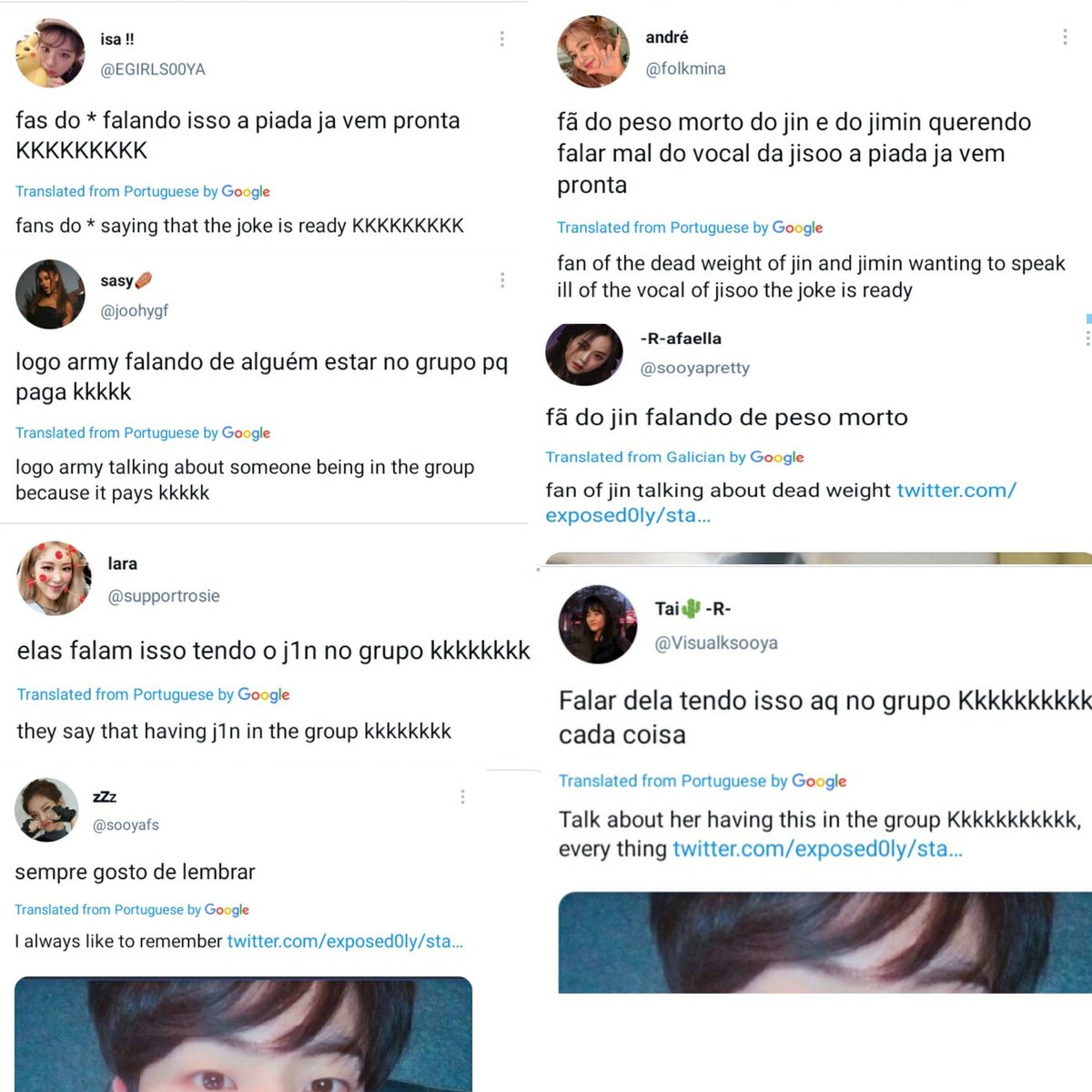 reportseokjin's tweet photo. MASS REPORT 
🚫 REPORT AND BLOCK

DO NOT ENGAGE

>https://t.co/BRUlzdc5En
>https://t.co/8h3H0O5U3S
>https://t.co/R5CorgiONe
>https://t.co/PUC8NQMaVS
>https://t.co/abetsXiTr5
>https://t.co/KDkxW8x1za
>https://t.co/Hvisdcq1tJ
>https://t.co/tMnHPU31tS
>https://t.co/quRec02XAh https://t.co/iJt5hrZCXY