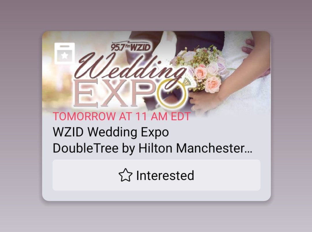 DavidBellman's tweet photo. The @WZID Wedding Expo presented by @Bellmans1 will be held on March 28th in the ballroom at the @DTManchesterNH #bellmanjewelers #wzid #doubletree #weddings #weddingexpo #expo https://t.co/pJr3nJpVTq