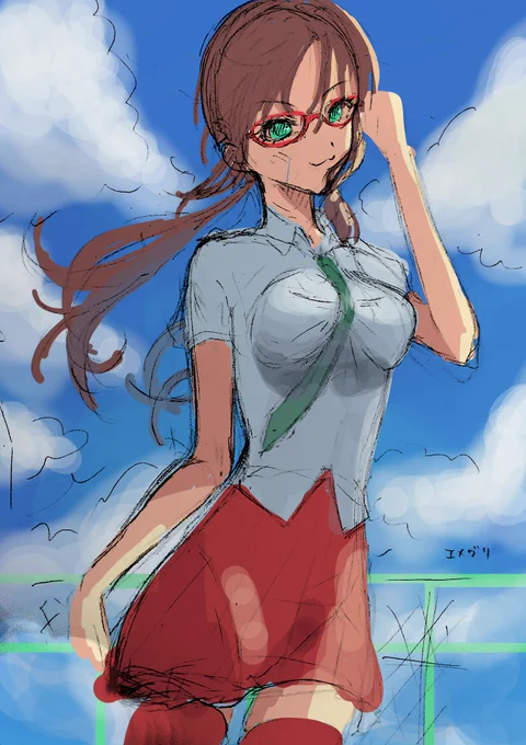 次はマリを描こうと思うのですが、構図に迷ってます。。マリファンの方がもし居たら、ご意見ください〜〜泣
どういうのがマリっぽいでしょうか。。 
