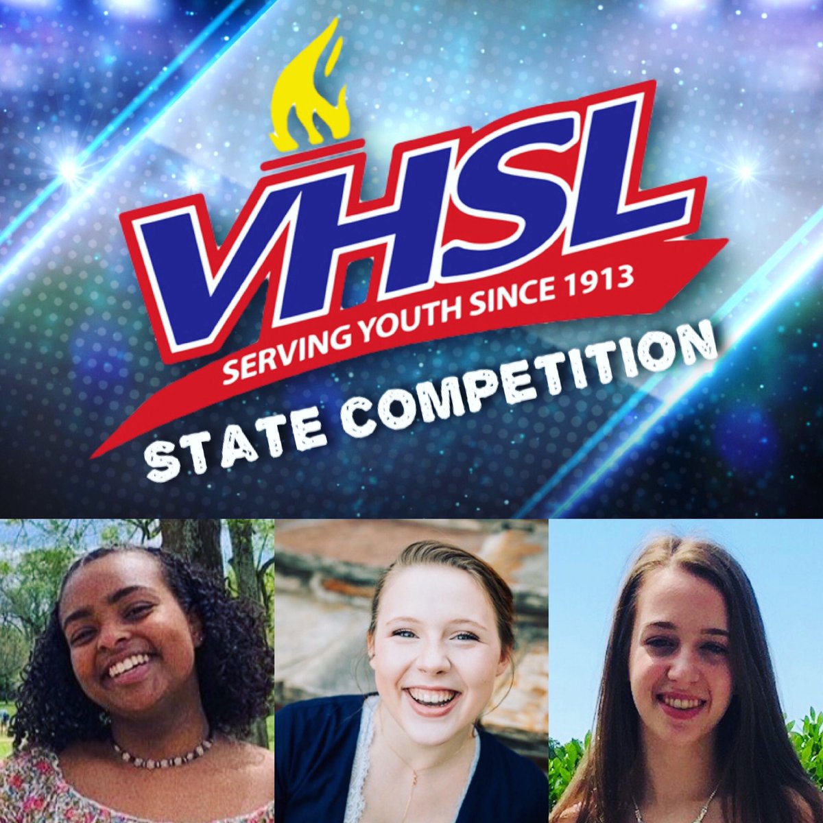 What’s the perfect way to spend #worldtheatreday? State Championships in Forensics! Congratulations to Miral, Emma, and Kyla for amazing performances at States! Special shout out to Emma for placing 3rd overall in her category! #stateforensics #roarpride #vhsl