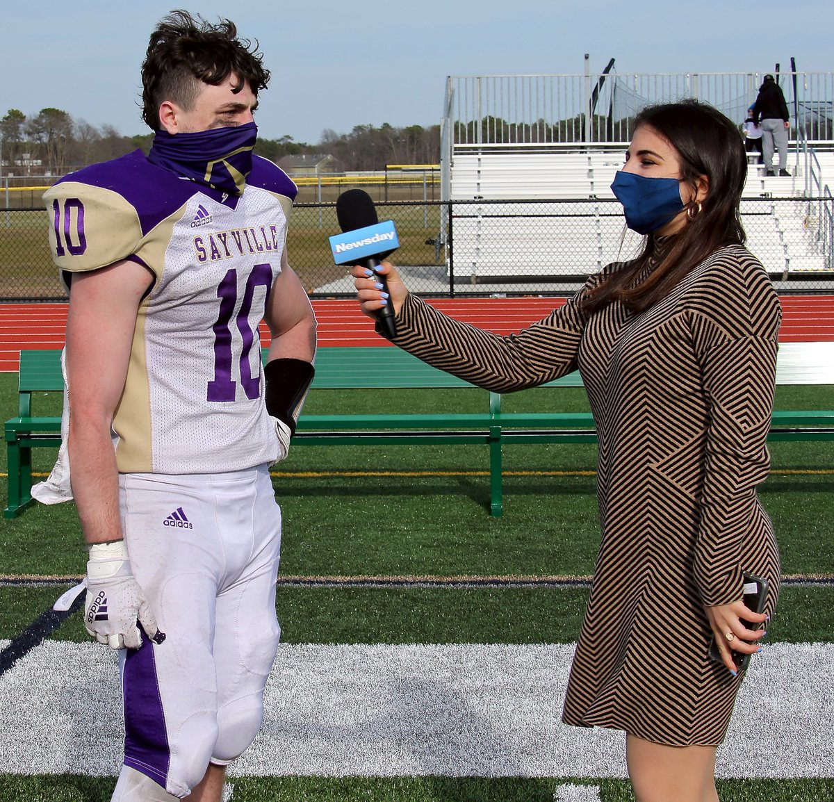 Caught up with the champs after the Sayville/Floyd 🏈 game. Interviews will be out Tuesday on our <a href="/NewsdayHSsports/">Newsday HS sports</a> show! 🎥🎤🎬

<a href="/JackCheshire9/">Jack Cheshire</a> <a href="/NathanCasaburi/">Nate Casaburi</a>