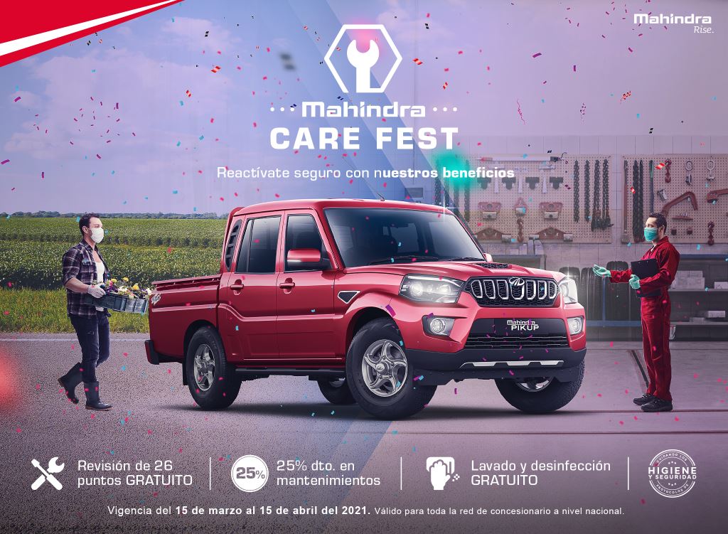 PeruTuning's tweet image. La campaña estará vigente hasta el 15 de abril a nivel nacional y aplica a todos los modelos de la marca en el país, por lo que el cliente debe dejar su vehículo para su respectiva inspección
@MahindraPeru 

👉 zcu.io/criL