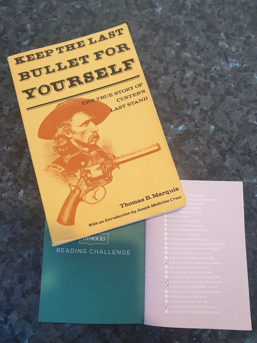 and_rew_too's tweet photo. Finished another one from the #dymocksreadingchallenge
Very interesting breakdown of the battle of little bighorn. The first to include Native American input resulting in a clearer picture of the events https://t.co/s4uzij8scq