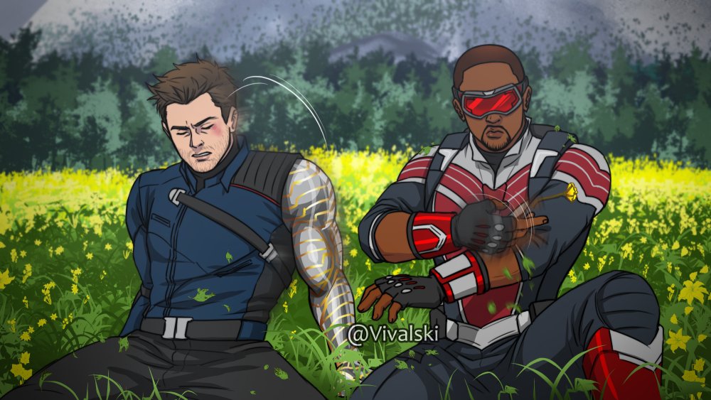 Vivalski's tweet photo. 🌻 So Grumpy ~ 🌻
#FalconAndTheWinterSoldier #SamBucky https://t.co/Nb4VbqFATd