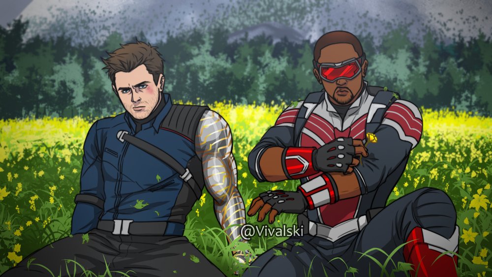 Vivalski's tweet photo. 🌻 So Grumpy ~ 🌻
#FalconAndTheWinterSoldier #SamBucky https://t.co/Nb4VbqFATd
