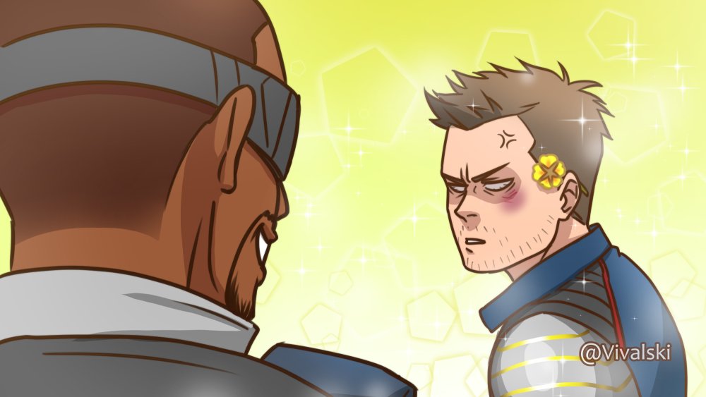 Vivalski's tweet photo. 🌻 So Grumpy ~ 🌻
#FalconAndTheWinterSoldier #SamBucky https://t.co/Nb4VbqFATd