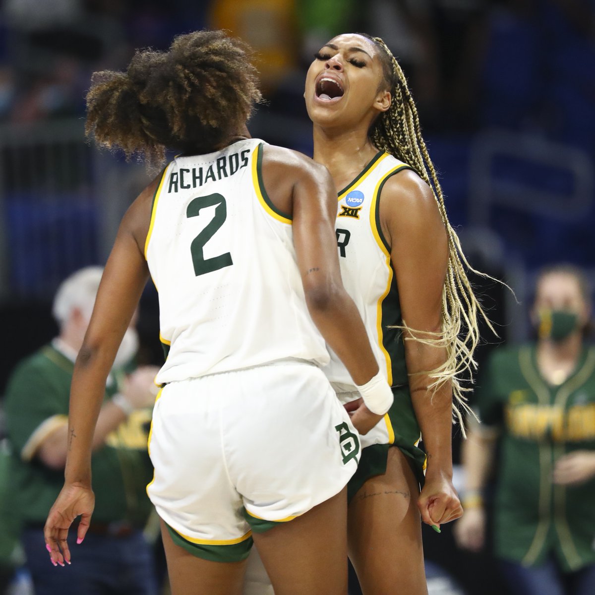 SBNation's tweet photo. For the first time since 2012, Baylor's men's and women's teams are headed to the Elite Eight!

It's a great day to be a Bears fan @OurDailyBears https://t.co/ZQfsXyzge4