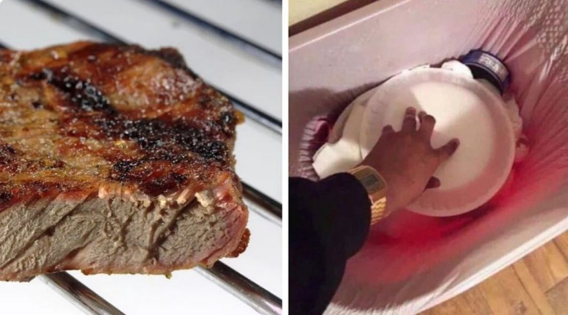CauseWereGuys's tweet photo. How to eat well done steak https://t.co/joxz2THSpB
