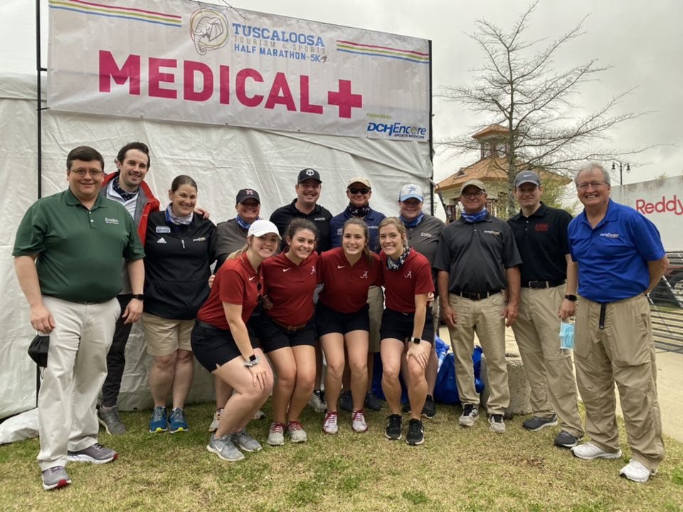 Encore_Rehab's tweet photo. #DCHEncore Today!

Tuscaloosa Half Marathon
Central King of the West Track Meet
West Alabama Girls &amp; Boys Soccer
Northside Softball Tournament, and more!

Thanks DCH Encore Athletic Trainers
UA Athletic Training Students
and Physicians for providing GREAT care!

#ChooseEncore https://t.co/Nciw6I4TPV