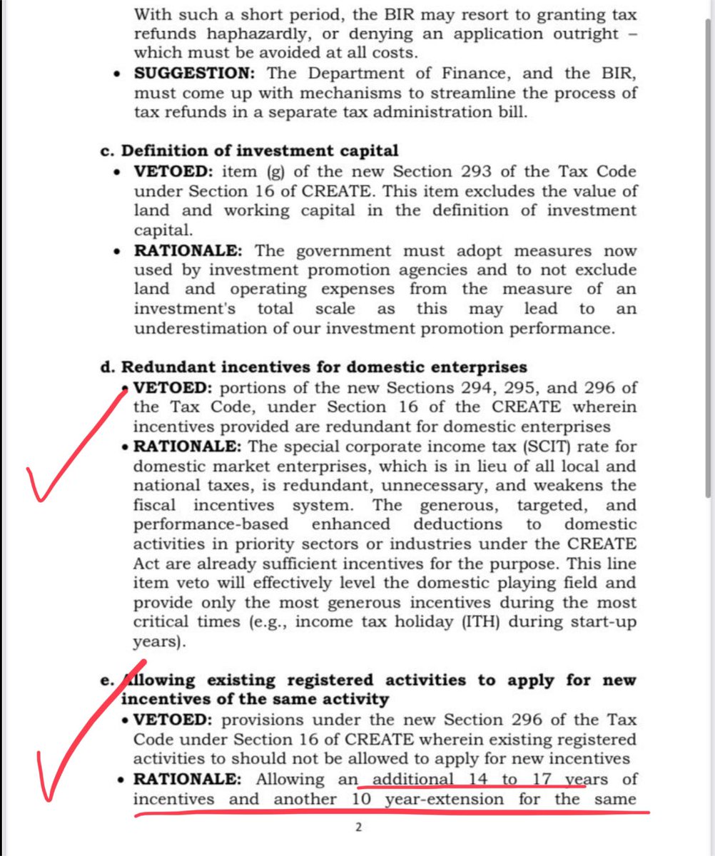 luminoustrix's tweet photo. Lol. Nalusaw ang lobbying efforts ng mga gustong may forever sa kanilang unfair tax incentives. Thanks to the President. https://t.co/pxZK2kwPqp