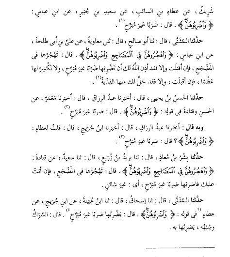 Wife Beating Thread Enemies Of Islam Often Allege That The Qur An Surah Al Nisa Verse 34 Sanctions Unrestricted Beating Of Women At The Hands O Twitter Thread From Zuhayr Levi Ackerrman Rattibha