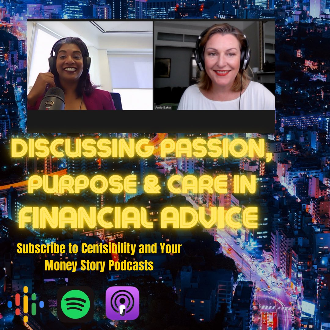 Thanks Amie Baker for inviting me on your podcast Centsibility to discuss the financial planning process and where care, connection and purpose fit in. We ended up talking a bit about informed consent too. <a href="/amie_wild/">Amie Wild</a> @AFA_Voice #podcast
