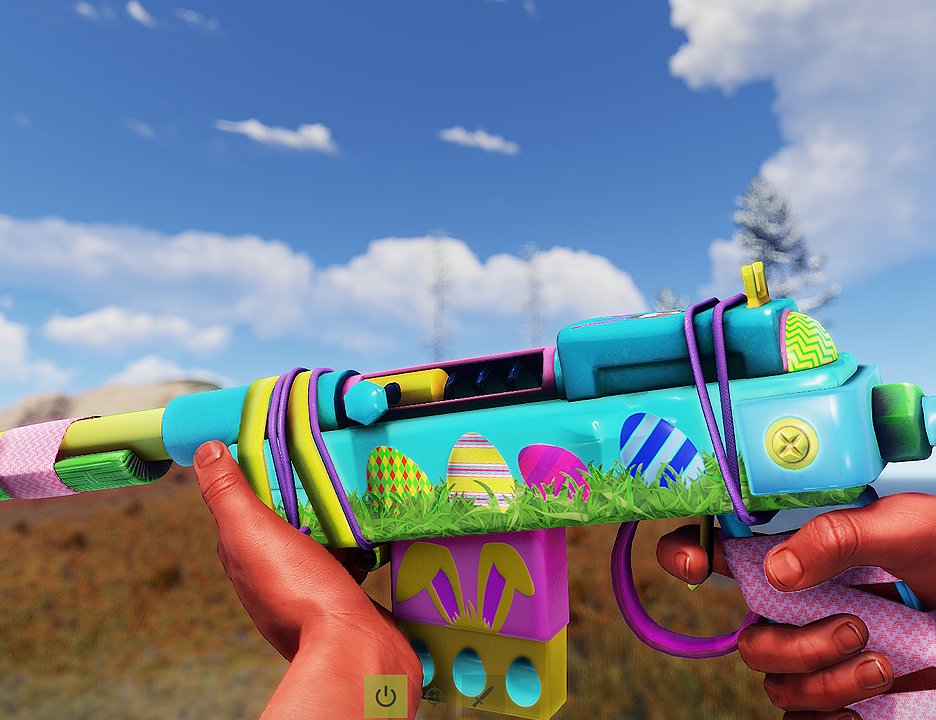 Horrorview's tweet photo. Easter Skin! Easter Basket SAR! Plastic Fun For Everyone! If you like it, please upvote/fav/retweet! https://t.co/iGlyh45Sqs @playrust @gerrmanman #rustgame #rustskins #skinsforrust #Rust #rusteaster https://t.co/F0il1dL1RO