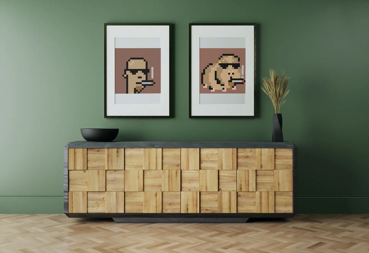 CryptoACollect's tweet photo. Our collection for sale at @opensea
Let's adopt your punk pet
🏷Prices 0.02ETH
✍️ hand-made #pixelart
🛍 Who will take some arts home?
💎book your CryptoGuineaPig based on your favorite CryptoPunk
🙏🤗support with RT
#pixelart #pixelcollector #nftcommunity
https://t.co/iretLUvXdJ https://t.co/KSKFh88P0p